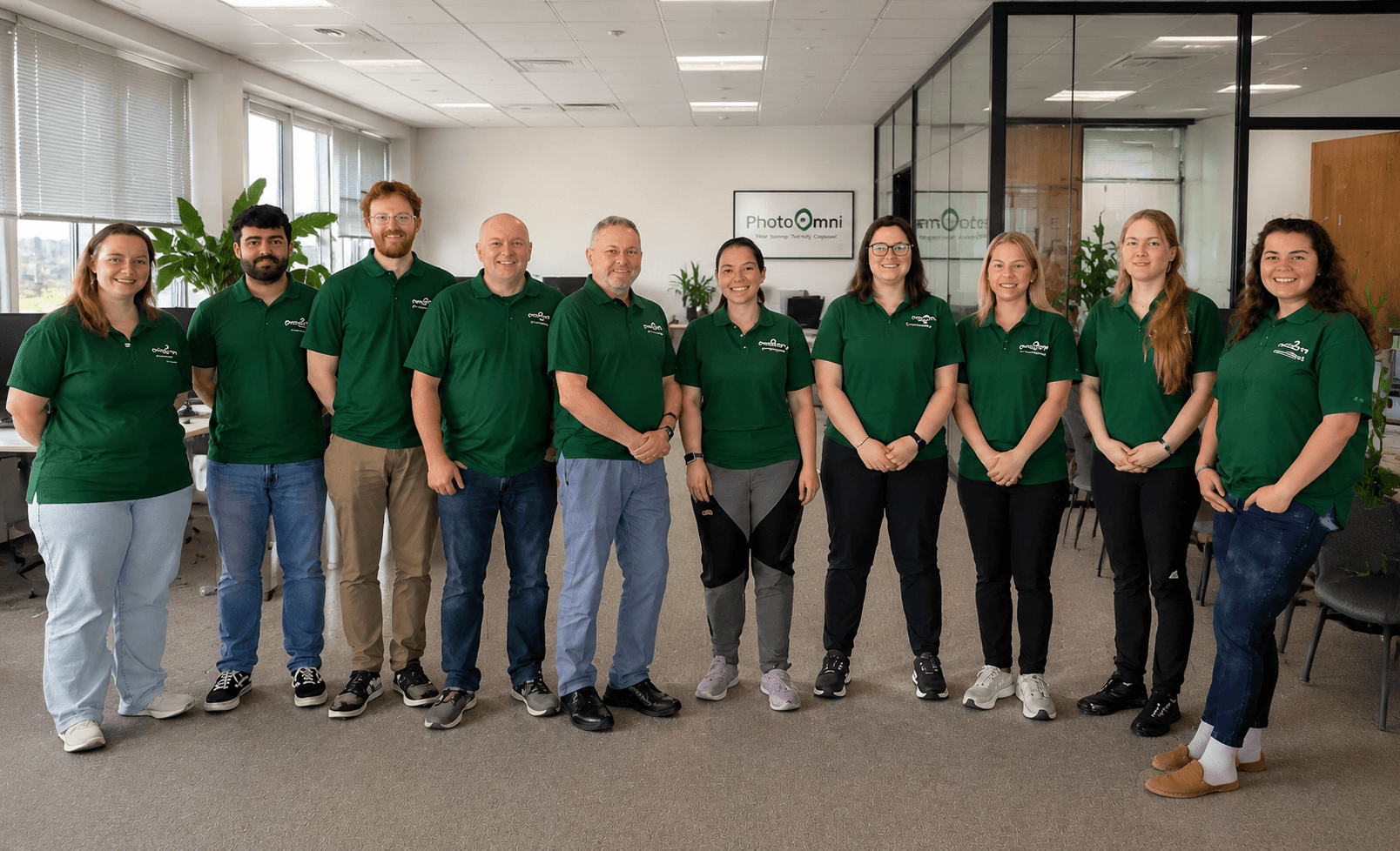 The PhotoOmni team in the office